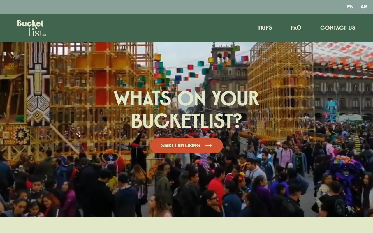 لقطة من موقع Bucket List